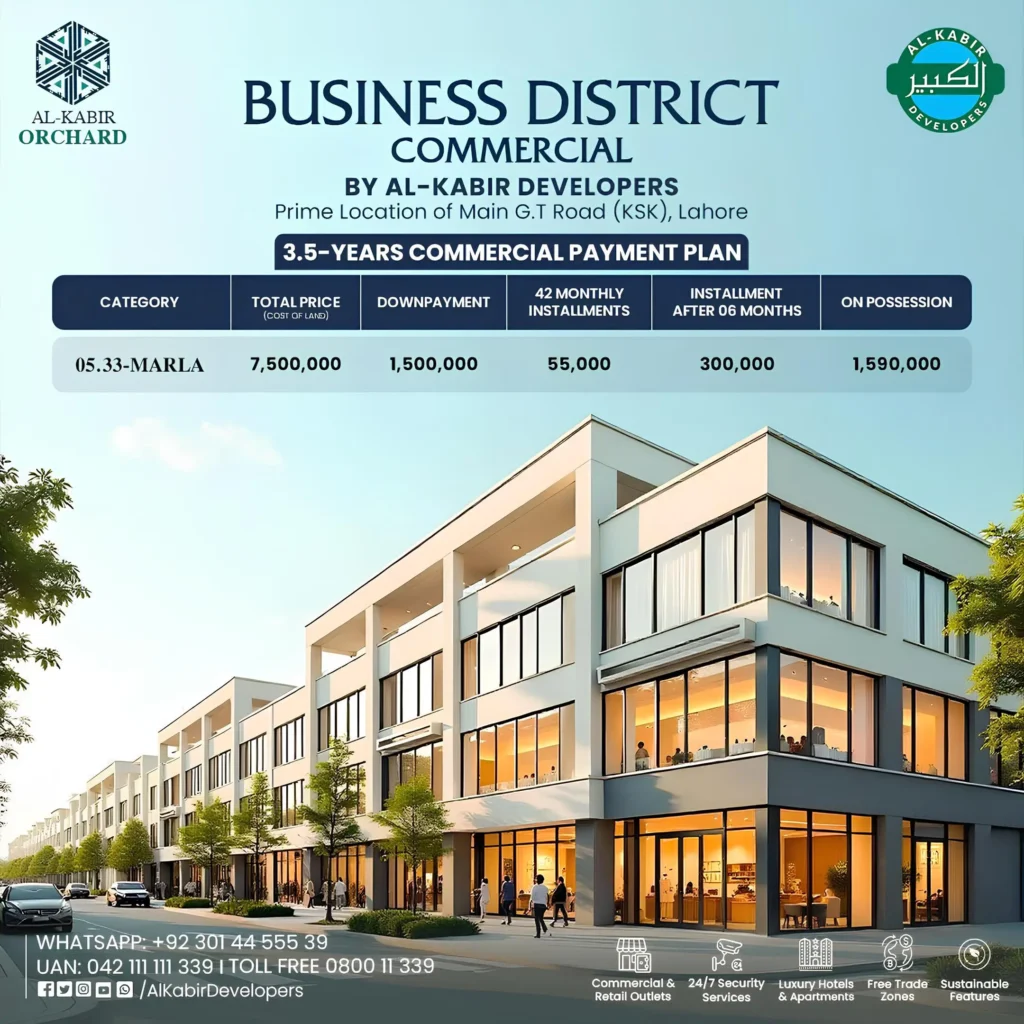Al Kabir Orchard Business District Corporate Transformation